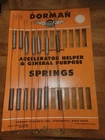 Vintage Dorman Accelerator Helper Springs On Advertising Display Card 050-001 Used. Price: $50.00.