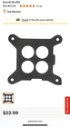 Carburetor Mounting Gasket Fel-pro 60390 Ford F-150,250,350,BRONCO New. Price: $14.99.