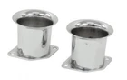 Empi 6050 2 1/4" Chrome Velocity Stacks, Pair New. Price: $35.95.