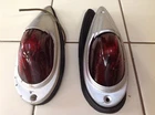 Nos Pair Kd 517 Vintage Marker Light Fender Red Glass Lens Truck Cab New. Price: $199.95.