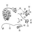 Genuine Mopar Speed Control Vacuum Harness 4591428AB New. Price: $6.73.