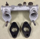 Oem Mg Midget Sprite 1275 HS2 Intake Manifold W Phenolic Spacers Original Used. Price: $59.95.