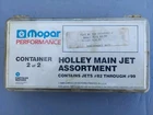 1988 Mopar Holley Main Jet Assort. #82-99 (A-9) New. Price: $43.99.