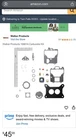 Carburetor Repair Kit Walker Products 15861A New. Price: $25.00.