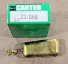Nos Genuine Carter 21-188 Afb 4-BBL Carburetor Brass Float New. Price: $14.99.