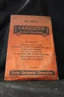 Nos Vintage Carter Carburetor Gasket Assortment No. 197B Inter Harvester 1950-52 New. Price: $14.95.