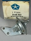 Nos Chrysler 1964 BELVEDERE/FURY/POLARA/880/300 383 2BBL Choke Diaphragm 2448991 New. Price: $30.00.
