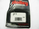 Holley 122-72 Carburetor Main Jets Size 1/4-32 Thread .079" Hole New. Price: $15.29.