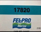 Fel-pro 17820 Marine Carburetor Mounting Gasket Mercruiser Gskt New. Price: $11.00.