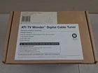 Ati Tv Wonder External Digital Cable Tuner A636 102A63060503 New Open Box. Price: $19.76.