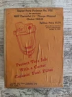 Carter 1721 Carburetor Kit For 1950-52 Chevy (manual Choke) 1BBL 966S New. Price: $45.00.