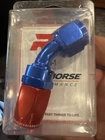 Redhorse Fitting 1045-08-1; Reusable Swivel Hose End Red/blue -08AN 45DEG New. Price: $20.39.