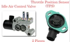 2 Pcs Idle Air Control Valve &throttle Position Sensor Fits Civic Del Sol Mt New. Price: $149.00.