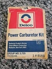Delco Power Carb. Kit 7039146 # Gr. No. 3.725 With 7035142 Vintage Nos New. Price: $15.00.