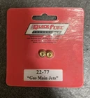 Quick Fuel Technology 22-77QFT Carburetor Main Jet New. Price: $16.96.
