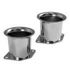 Empi 43-6050 Chrome 2-1/4" Tall Velocity Stacks Weber Idf, Hpmx, Dellorto, Pair New. Price: $32.94.