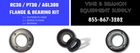 Asv / Terex PT30 Sprocket Outboard Bearing & Flange Kit New. Price: $230.00.