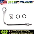 8126 Chrome Fuel Line Single Feed 3/8" Hose Barbed End Inlet New. Price: $23.99.