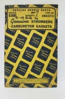 Vtg Stromberg Bendix Carburetor Gaskets Part No. 382373 1941-49 Buick (637) New. Price: $29.95.