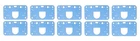 Holley 1008-1907-1 Metering Block Gasket 10PK New. Price: $46.76.
