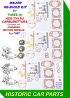 Major Re-build Kit For Su HD8TH Carburettors On Jaguar XK150S 3.4 1959-62 New. Price: $453.82.