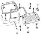 Genuine Ford Hinge F3XY-12420A77-A New. Price: $5.08.