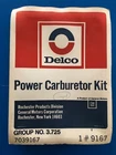 Delco Carb Kit Chevy 1970-71 Truck 8 Cyl 307" 2BBL Roch 2GV New. Price: $24.95.