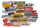 Holley 36-462 Go Fast Sticker Pack Peel-and-stick Vinyl Set 24 New. Price: $11.99.