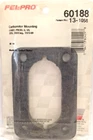 Nos Fel-pro Carburetor Mounting Base Gasket 60188 New. Price: $6.65.