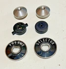 1955 Chevy Belair 210 150 Original 6 Piece Complete Set. Knobs Bezels Spacers Used. Price: $44.99.