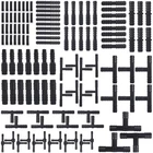 Easily 115 Pcs Vacuum Connector Kit Nylon 66 Heat Resistant 240 , 12 Sizes Black New. Price: $15.99.