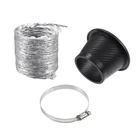 Infinauto Air Intake Duct, Front Bumper Car 4.25"X2.68", Black, Silve Tone New. Price: $29.99.