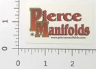 Pierce Manifolds Weber Carburetor Hot Rod Intake Vintage Promo Sticker Decal Unspecified. Price: $7.95.