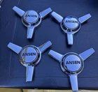 Nos Ansen Racing Wheels Three Bar Spinner Center Cap Set Street Machine Gasser New. Price: $174.99.