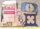Nos Carburetor Gasket Set Many Circa 1957-64 Ford Mercury Carbs C2AZ-9502-D New. Price: $9.00.