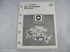 1978 Delco Oem Dualjet Carburetor Service Manual For Model 2MC-M2MC-M2ME Used. Price: $32.00.