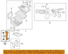Gm Oem 17-19 Sierra 2500 Hd Engine Air Intake-upper Baffle 23463490 New. Price: $61.39.