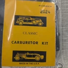 Classic Carburetor Kit #2024 - Afla Products Inc Nos New. Price: $45.99.