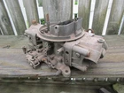 Holley Double Pumper CARBURETOR/4 Barrel/list 4777 Used. Price: $199.50.