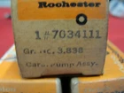 (1) Nos Oem Gm Delco Carburetor Accelerator Pump 7034111 Rochester New. Price: $10.00.