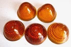 5 Vtg Amber Glass Truck/trailer Cab Clearance Marker Light Lens Doray-kd New. Price: $24.99.