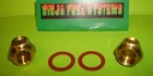 Rochester 4GC Carburetor Inlet Fitting W/ Gasket 5/8-20M X 1/2-20F Pair New. Price: $26.95.