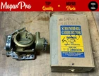 Nos 1953 Mopar Dodge Stromberg Carburetor Model Ww Part No. 380326 New. Price: $349.99.