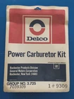 Delco Power Carb Kit 1977CHEVY Olds Pontiac 8 Cyl 305"2BBL Rochester 2GC New. Price: $24.75.