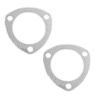 2PCS Car Exhaust Gasket, 2.25" 3BOLT Pipe Flange With Ss Fire ... New. Price: $9.02.