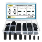 Vacuum Caps Rubber Kit - 202 Pcs 8 Size Assorted Plugs Hose End C... New. Price: $26.69.