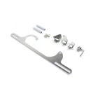 Carburetor Throttle Cable Bracket Kit W/ Return Springs - Billet Chrome New. Price: $37.37.
