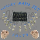 20PCS For Holley Carburetor 1/4-32 Gas Main Jets Kit Each 20PACK 70-2 70-79-US New. Price: $26.09.
